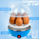 Cozedor de Ovos Elétrico Portátil a Vapor 7 Ovos Bivolt 110V/220V