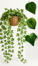 Arranjo Pendente Artificial Hera/Jiboia 100cm com Vaso Decorativo