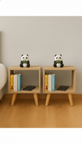 Nicho Mesa de Cabeceira Quadrado com Pés 42x22,5cm em MDF
