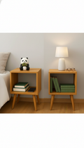 Nicho Mesa de Cabeceira Quadrado com Pés 42x22,5cm em MDF