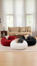 Puff Gigante Redondo 140cm Sem Enchimento em Suede Premium – Linha Gold
