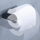 suporte para Porta Papel Higiênico Acessórios Banheiro Fácil Limpeza Garantia Design Moderno sem Ferrugem toalha Cola3 M