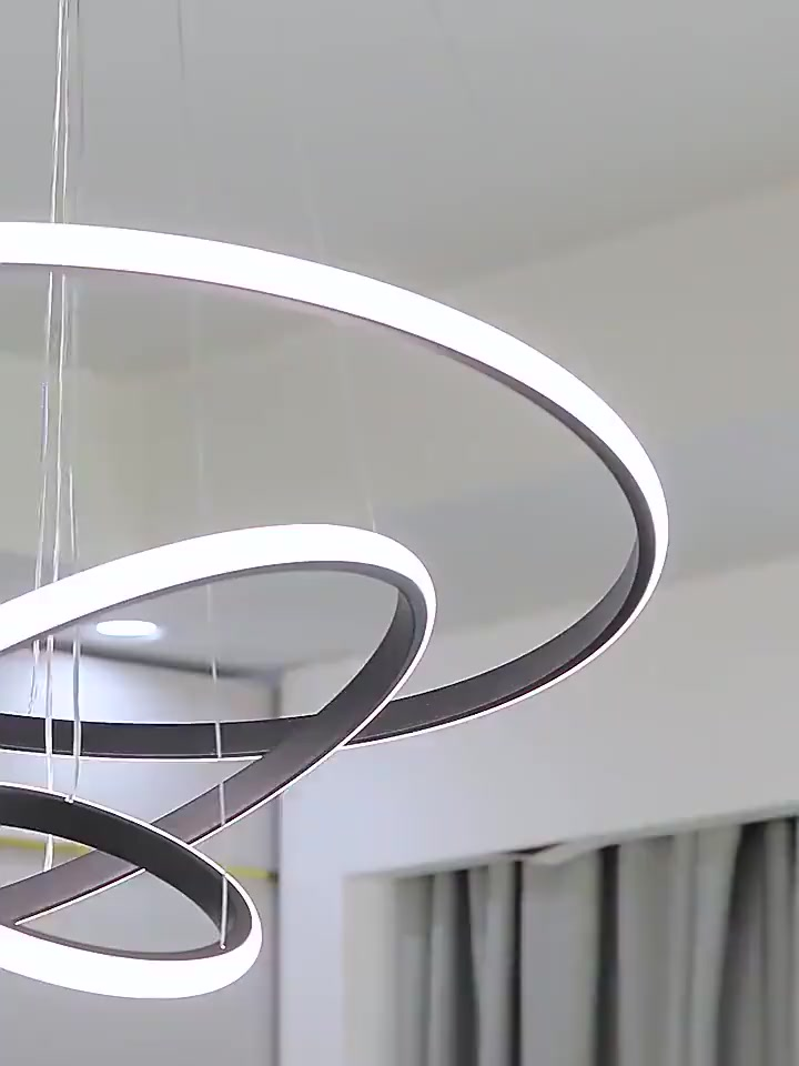 Candelabro Nórdico 3 Cores Em 1 Luzes De Teto Leves Para Sala De Estar Bar De Jantar