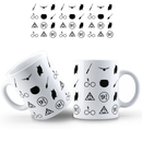 Caneca Personalizada Inspirada no Universo Harry Potter com Nome – 325ml