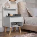 Mesa De Cabeceira Estilo Retro Quarto Sleep