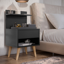 Mesa De Cabeceira Estilo Retro Quarto Sleep