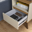 QUEIMA DE ESTOQUE PROMOÇÃO! Kit Mesa De Cabeceira Para Quarto Pés Retro 1 Gaveta - Várias Cores