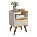 QUEIMA DE ESTOQUE PROMOÇÃO! Kit Mesa De Cabeceira Para Quarto Pés Retro 1 Gaveta - Várias Cores