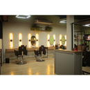 Arandela LED Linear 1m Preta 10W 3000K Bivolt Parede Moderna – NÃO Recarregável / precisa ligar na tomada
