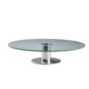 Plataforma Bailarina Confeitar Vidro Com Base Bolo Boleira Giratoria 30cm