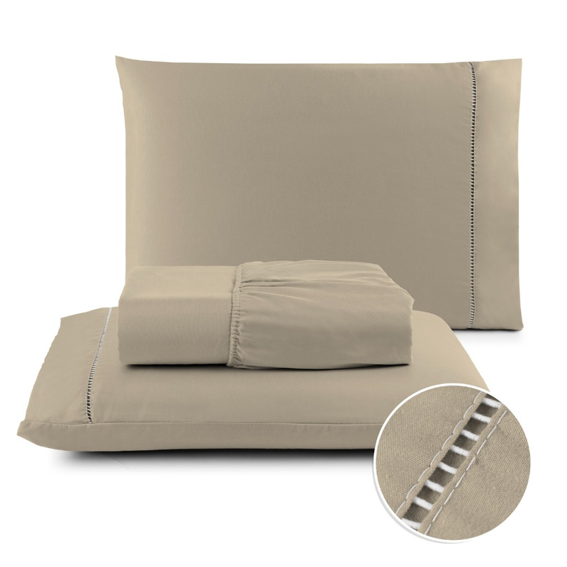 Kit Lençol 400 Fios Extra Macio com Toque Acetinado