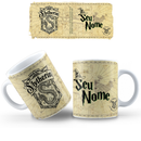 Caneca Personalizada Inspirada no Universo Harry Potter com Nome – 325ml