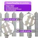 Kit 21 Cercas Plástica Decorativa Jardim Inglês A MAIOR DO MERCADO