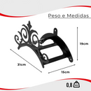 Suporte Fixo de Enrolar Mangueira em Aço Reforçado – Modelo Clássico