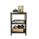 Mesa de Cabeceira Retrô América com 2 Nichos – Compacta e Moderna