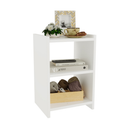 Mesa de Cabeceira Retrô América com 2 Nichos – Compacta e Moderna