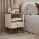 Mesa Lateral de Cabeceira Canto Quarto 50x34 Ted - Cores