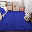 Tapete Felpudo Shaggy Antiderrapante 1,50x1,00 para Sala e Quarto