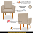 Envio Imediato - Poltrona Decorativa Nina Pé Palito - LR DECOR