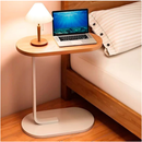 Mesa De Apoio Lateral Para Sofá Cama Notebook Portatil - Base de Ferro e MDF