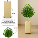 Planta Artificial + Vaso Decorativo Enfeite Casa e Decoração Sala Quarto Escritório