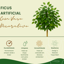 Planta Artificial + Vaso Decorativo Enfeite Casa e Decoração Sala Quarto Escritório