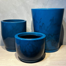 Kit 3 Vasos Marmorizados ou Diamante com Pratos