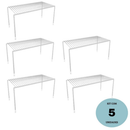 Kit 2 Organizadores de Armário de Cozinha Médio 32cm em Aço Epóxi