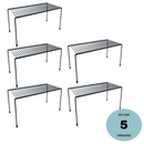 Kit 2 Organizadores de Armário de Cozinha Médio 32cm em Aço Epóxi