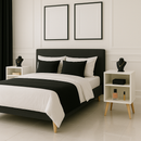 Kit 2 Mesa De Cabeceira Criado Mudo Organizador Moderno Luxo Quarto Sala Escritorio Copa Branco