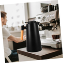 Garrafa Térmica de água / Café 1 Litro Com Termômetro Led Para Chás / Café Design Moderno Cabo Madeira