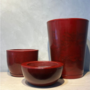 Kit 3 Vasos Marmorizados ou Diamante com Pratos
