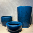 Kit 3 Vasos Marmorizados ou Diamante com Pratos