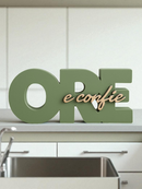 Letreiro Decorativo Ore e Confie Moderno para Sala Quarto Escritório Ideal para Decoração de Casa e Presente Especial