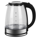 Chaleira Elétrica de Vidro/Inoxidável,1.8L 127V/220V Tampa e Desligamento Automático