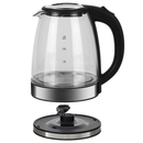 Chaleira Elétrica de Vidro/Inoxidável,1.8L 127V/220V Tampa e Desligamento Automático