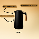 Garrafa Térmica1 Litro Nórdica Café Chá Cabo de Madeira