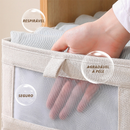 KIT 1-5 Organizador De Guarda-Roupa Dobrável Para Roupas E Calças Grande Dura Alto Qualidade
