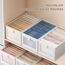 KIT 1-5 Organizador De Guarda-Roupa Dobrável Para Roupas E Calças Grande Dura Alto Qualidade