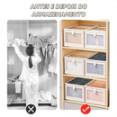 KIT 1-5 Organizador De Guarda-Roupa Dobrável Para Roupas E Calças Grande Dura Alto Qualidade