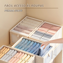 KIT 1-5 Organizador De Guarda-Roupa Dobrável Para Roupas E Calças Grande Dura Alto Qualidade