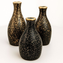 Kit Trio de Vasos Decorativos em Cerâmica – Elegância Artesanal
