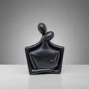 Escultura Casal Apaixonado Decoração Cerâmica Rack Sala Escritório