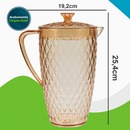 Jarra De Suco 2 Litros Mesa Posta Cozinha Para Servir Ou Guardar na Geladeira Linha Glamour Acrílico