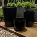 Kit 3 Vasos Marmorizados ou Diamante com Pratos