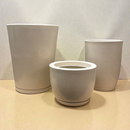 Kit 3 Vasos Marmorizados ou Diamante com Pratos