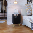 Mesa de Cabeceira Nicho Quarto Casal Decoração Retro Rapallo