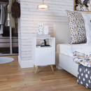 Mesa de Cabeceira Nicho Quarto Casal Decoração Retro Rapallo