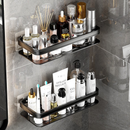 Kit 2 SUPORTE PARA SHAMPOO PARA USO NO BANHEIRO NA PAREDE de alumínio suporte organizador multiuso