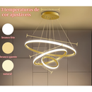 3 Cores Em 1 Luz Sala De Estar Lustre Cozinha Led Lâmpada Do Teto Nordic Moderno Decoração